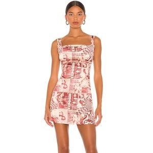 NWT Miaou Ginger Dress in Wanted Red